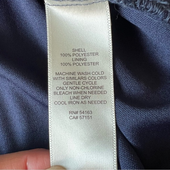 Eliza J Floral Midi Maxi Dress Navy and Pink Plus Size - Picture 11 of 14